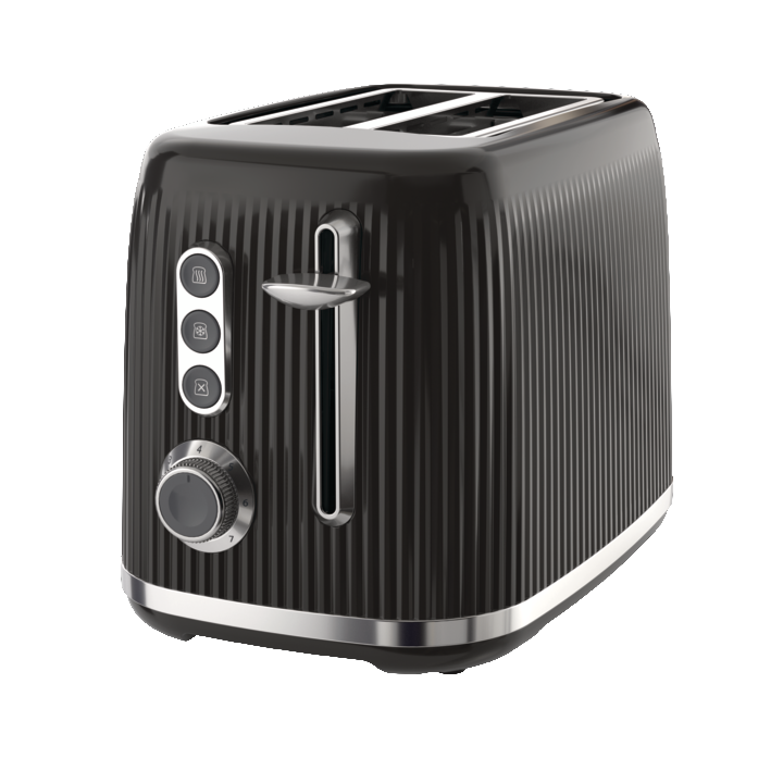 Breville VTR001 Bold Black 2Slice Toaster with HighLift and Wide